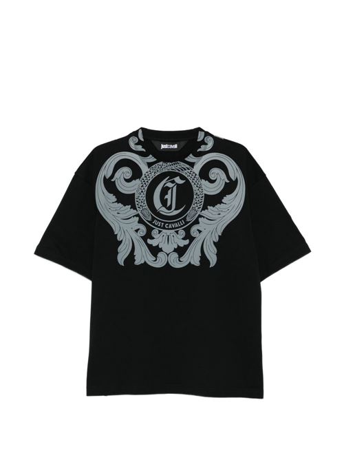 T-shirt uomo con stampa JUST CAVALLI | 80OAHE17CJ110899